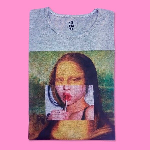 Producto - Remera Unisex Mona Lisa -Talle XL