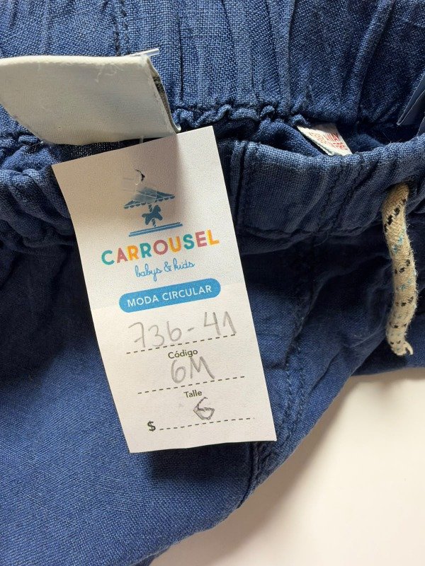 Producto - Pantalon azul Zara 6 meses - 4