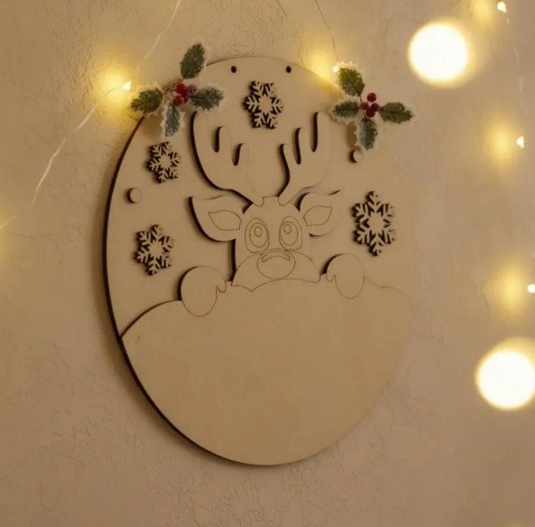 Producto - Cartel navidad Reno