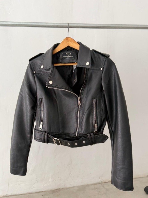 Producto - 0108 CAMPERA YD ECOCUERO NEGRO - 0