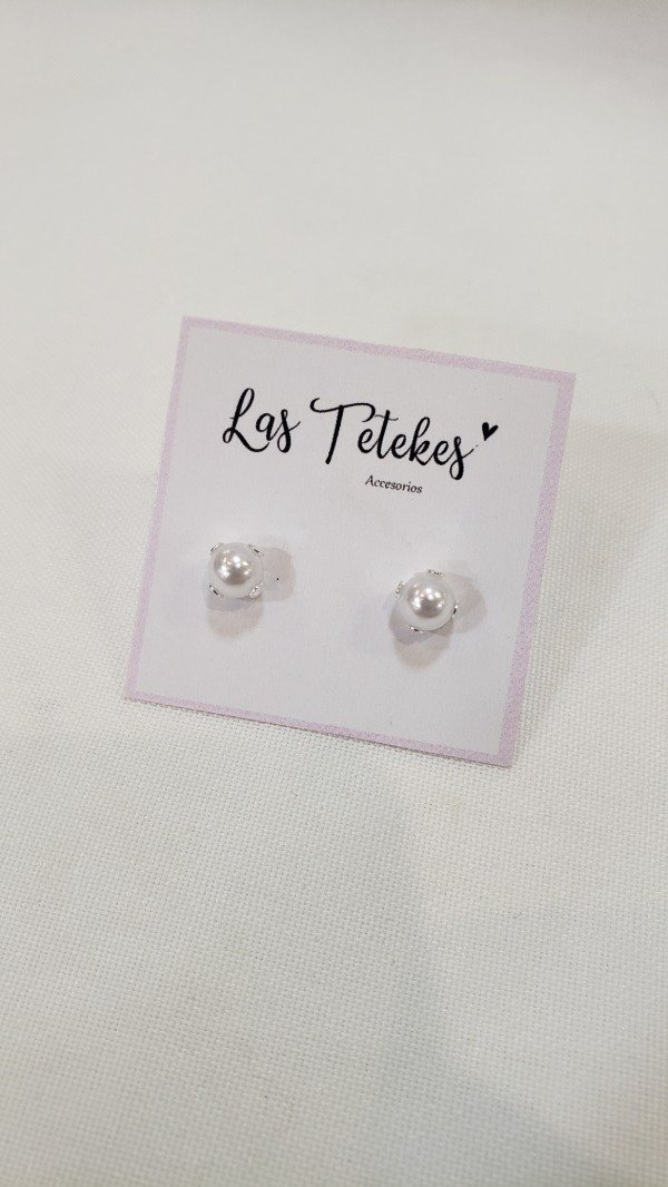 Producto - Aros perlas engastadas medium