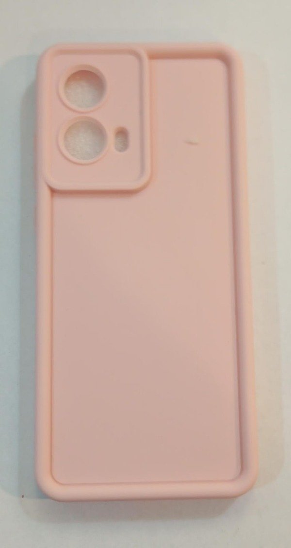 Producto - Funda Silicona Premium Rosa para Moto G85