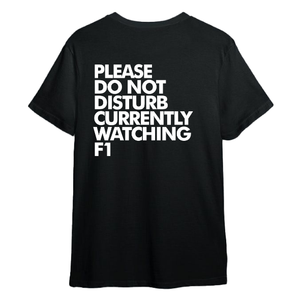 Remera "watching f1"