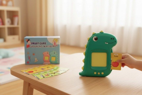Producto - Cartas Didácticas Bilingües de Dinosaurio con 224 Palabras para Niños
