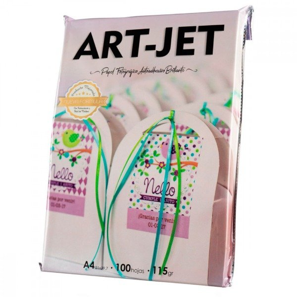 Producto - Papel  Adhesivo Fotografico Brillo 115gr A4 Paquete x 20 hojas