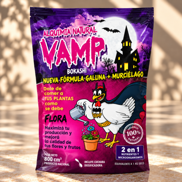 Producto - Guano Gallina + Murciélago Bokashi FLORA  VAMP
