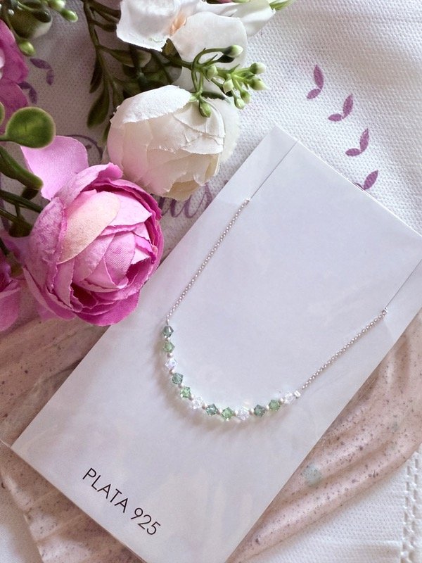 Producto - Choker cristal verde