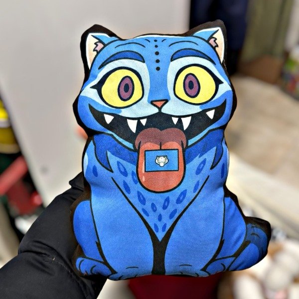 Producto - Peluche Derpy Tiger de Las guerreras K-pop 31x22 cm