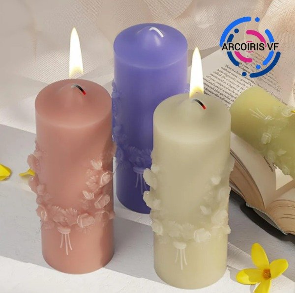 Producto - Molde velon con flores 10cm
