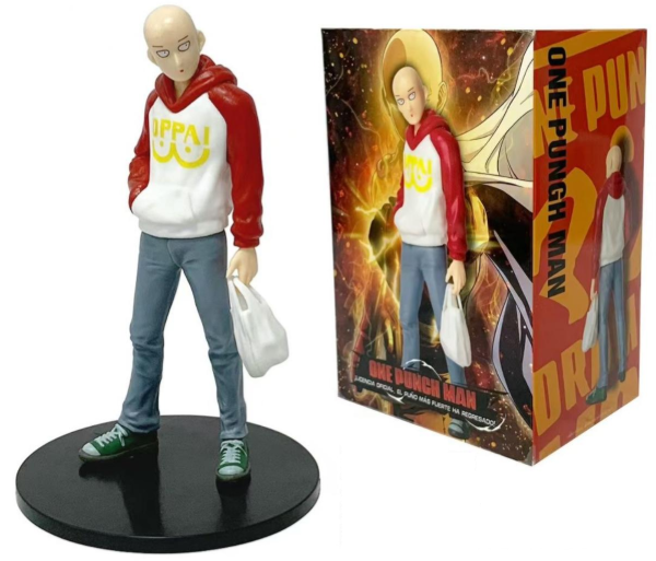Producto - Figura Saitama de Compras - One Punch Man - 16cm