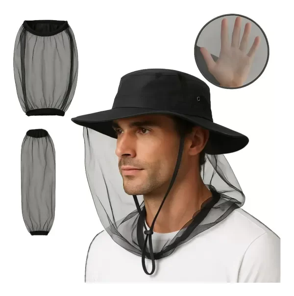 Producto - red bichos anti mosquitos para gorros cabeza niños o adultos