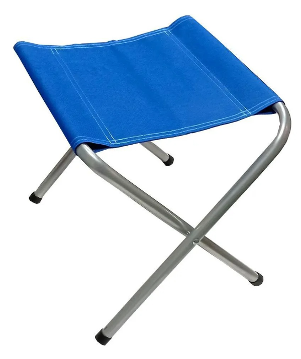 Producto - BANQUITO DE ALUMINIO CON TELA