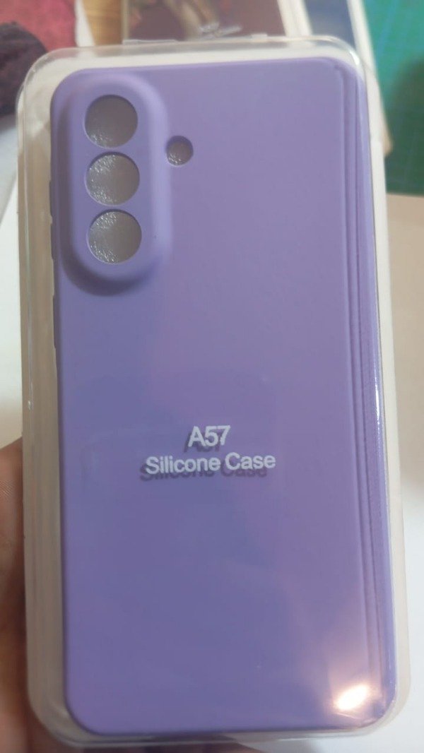 Producto - Funda Silicone Case Lila para Samsung A57