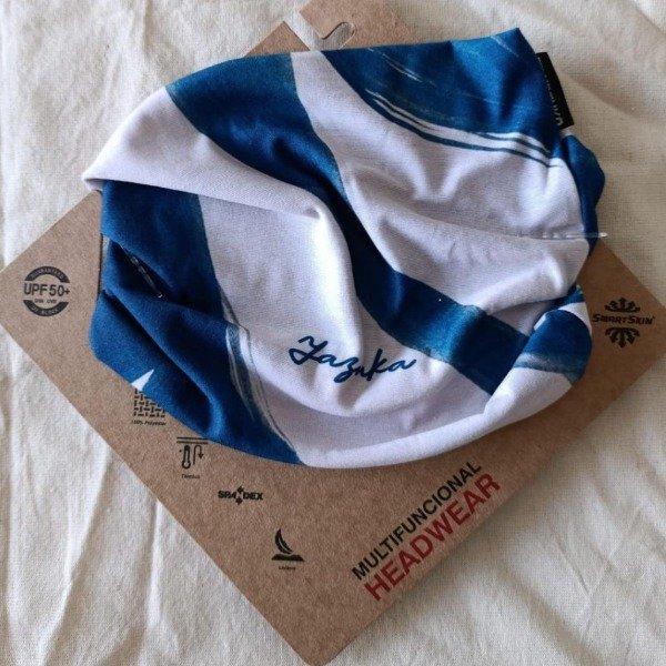 Producto - Cuellito multifunción Blanco- Petróleo Yazuca