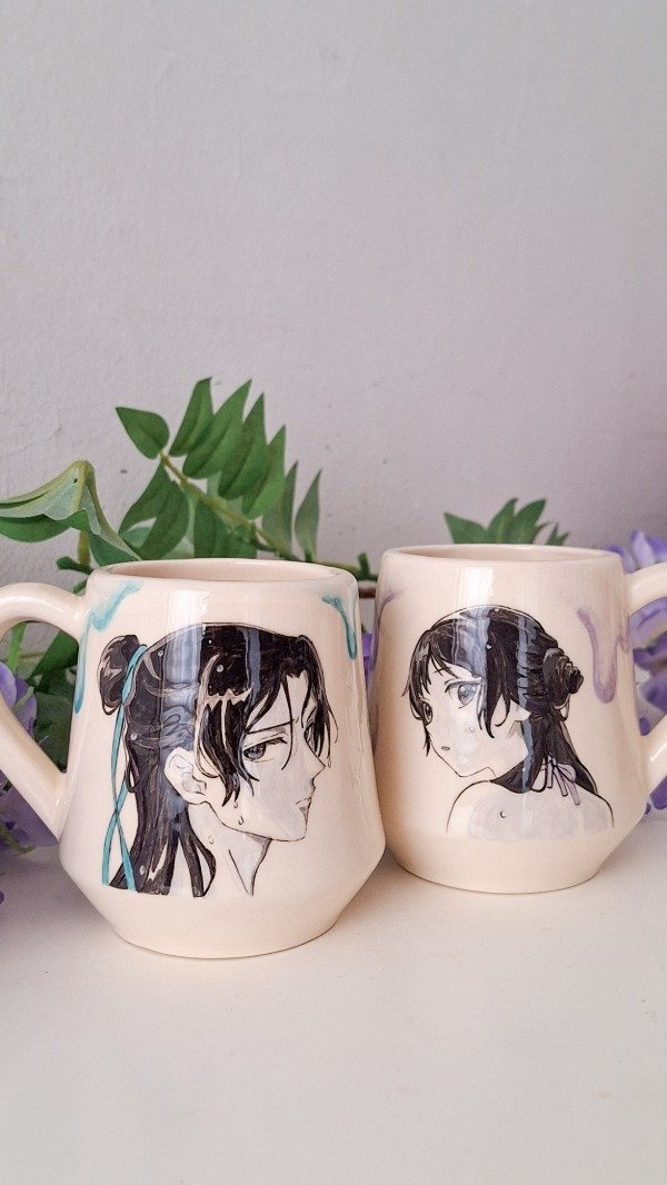 Producto - Pre Venta - Tazas Mao Mao y Jinshi Gotas
