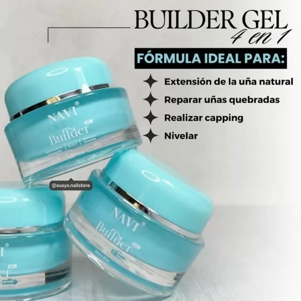 Producto - BUILDER GEL CLEAR POTE 20G NAVI