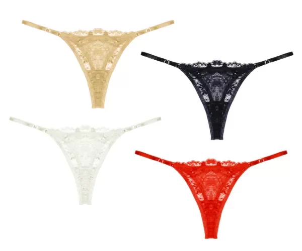 Producto - Tanga Colaless De Encaje Regulable
