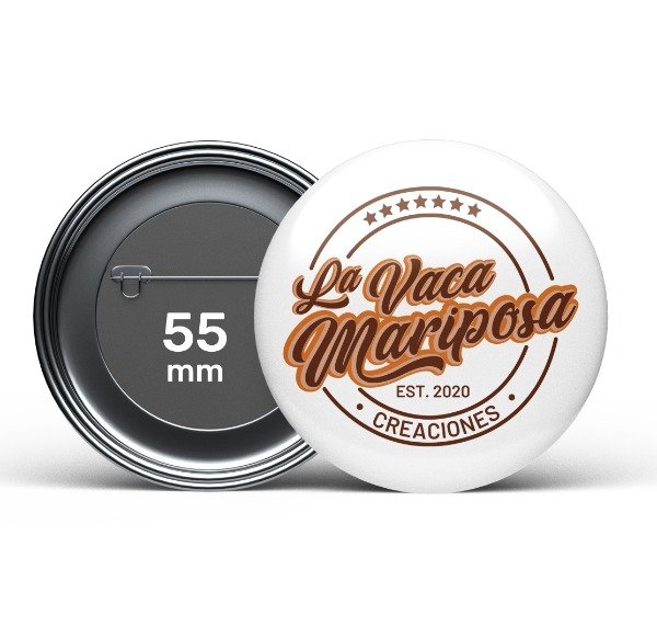 Producto - 50 Pin prendedor 55mm Personalizados