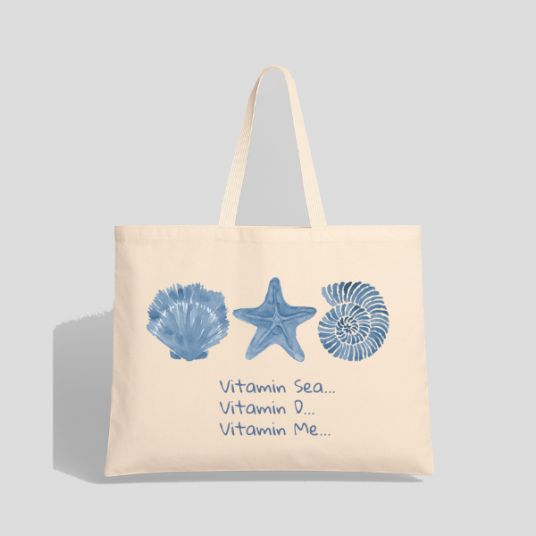 Producto - Tote bag VITAMIN SEA... BLUE