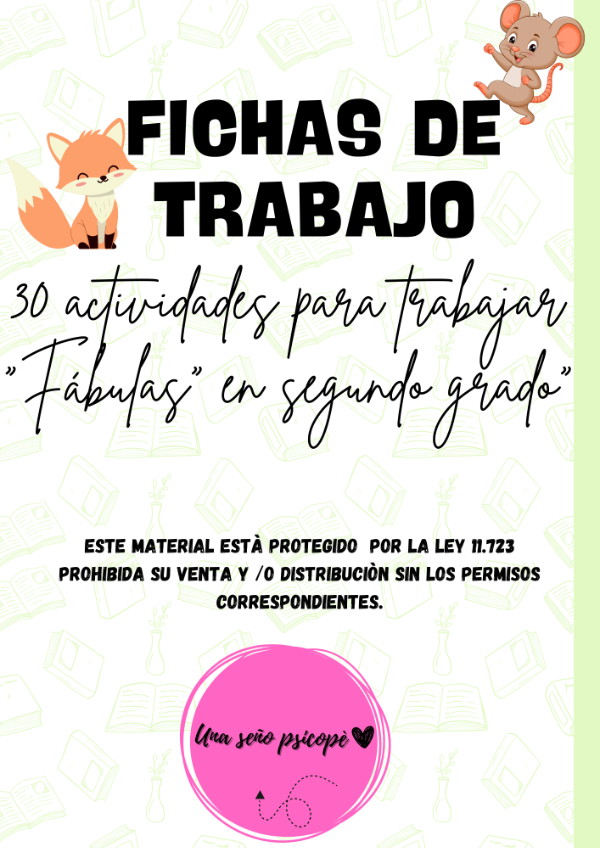 Producto - FABULAS - 2DO GRADO