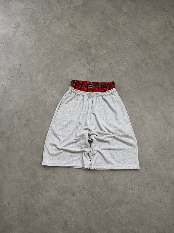 Producto - Bermuda Doble Cintura Red Line Gris Melange