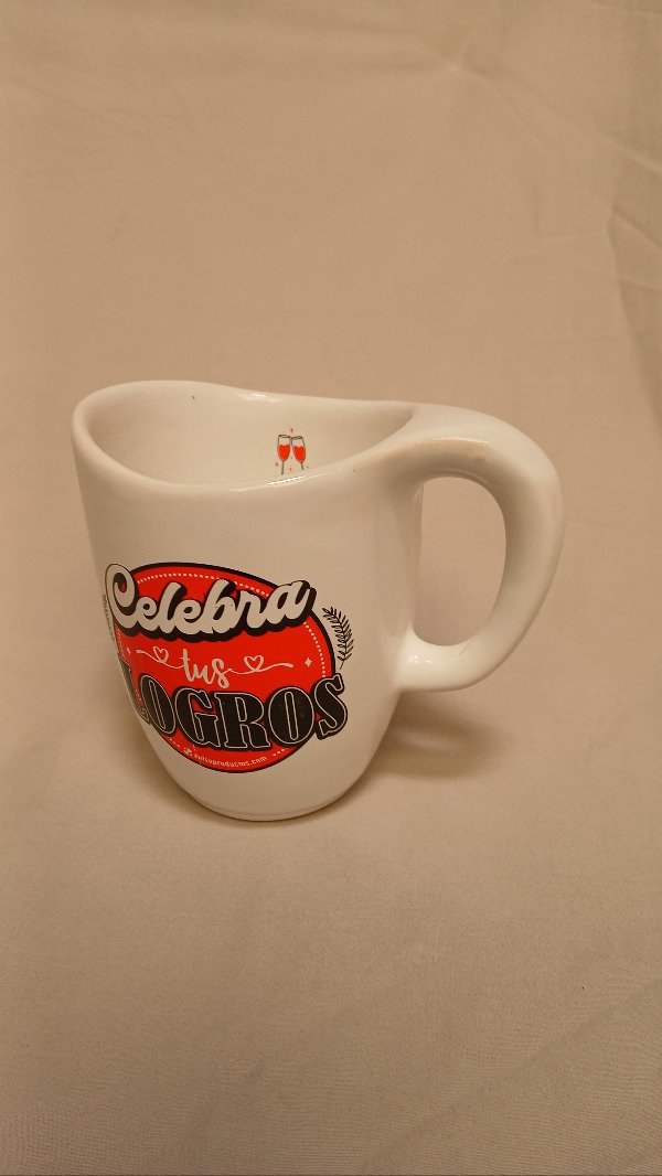 Producto - Jarro Desayuno- Celebra tus Logros blanco