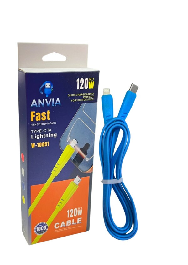 Producto - CABLE 120W C A LIGHTNING ANVIA 10091 #6923452542451