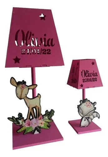 Producto - Souvenir Animalitos Del Bosque 25+1centro De Mesa Con Led - 4