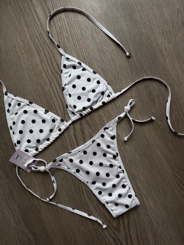 Producto - Bikini Polka Dot blanca - 4