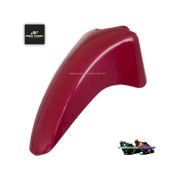Producto - GUARDABARRO DELANTERO HONDA 125 BIZ -ROJO [PROTORK] -48328