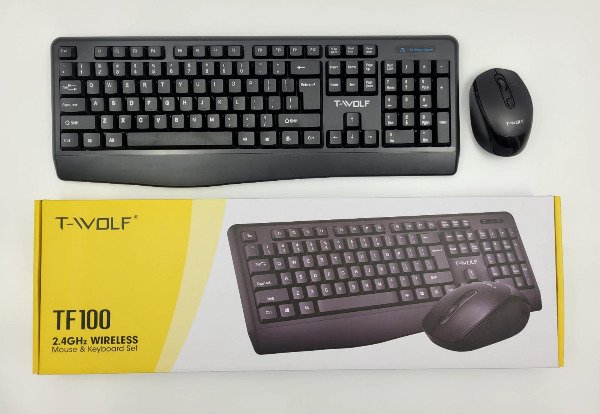 Producto - COMBO INALAMBRICO MOUSE + TECLADO TWOLF TF100