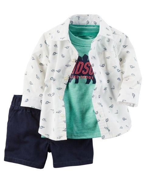 Producto - Trio Bebe Verano con Camisa