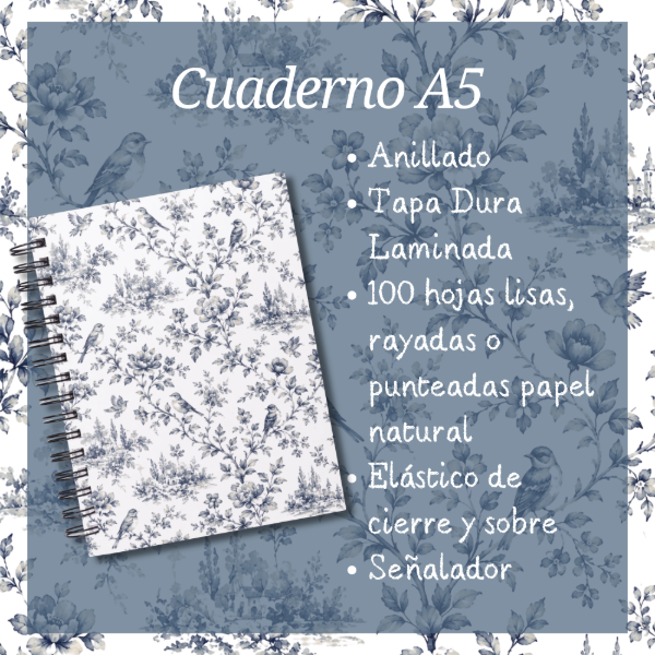 Producto - Set de Journaling creativo + Diario Nostalgia Azul - 1