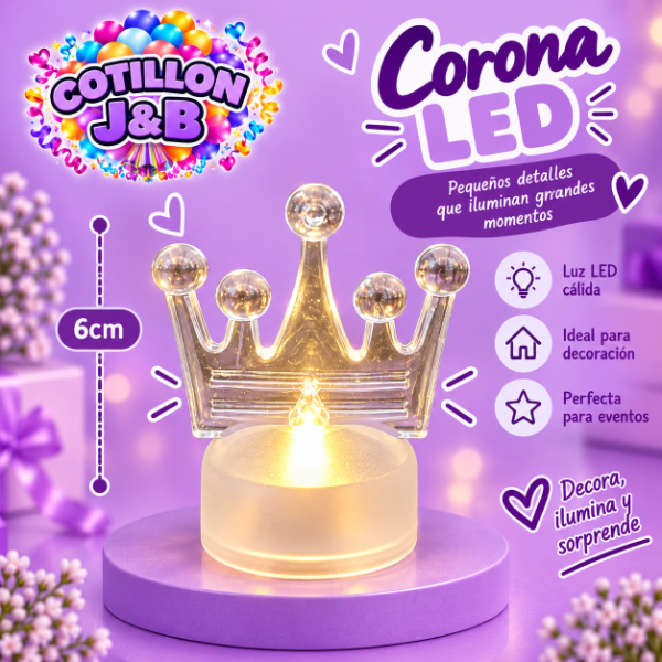 Producto - vela led corona