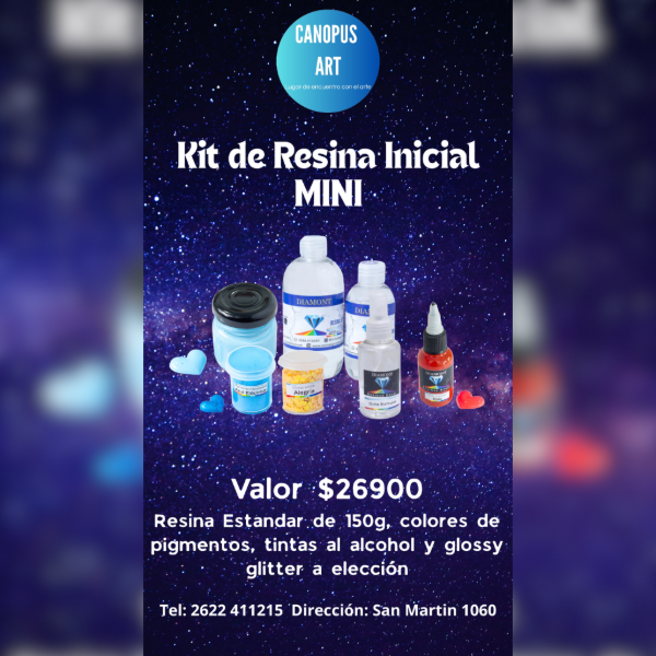 Producto - Kit de Resina Inicial Mini