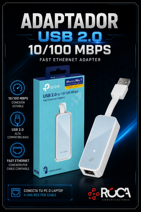 Producto - Adaptador USB 2.0 10/100 MBPS