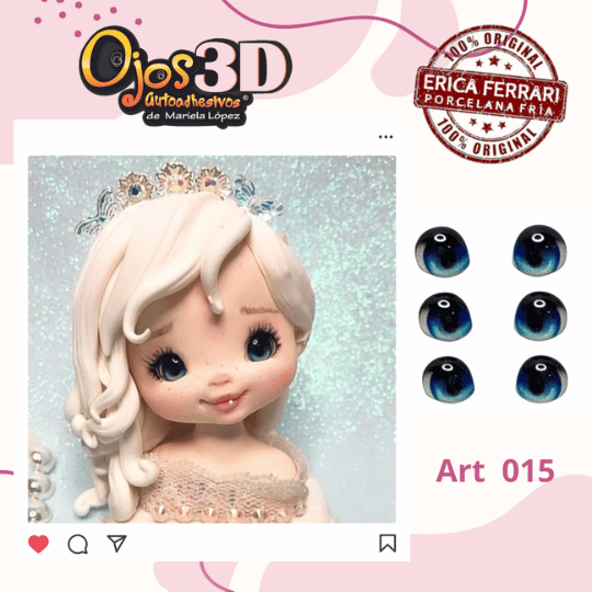 Producto - Ojito 3D art 015 Erica Ferrari