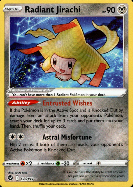 Producto - Radiant Jirachi - 120/195 - Silver Tempest