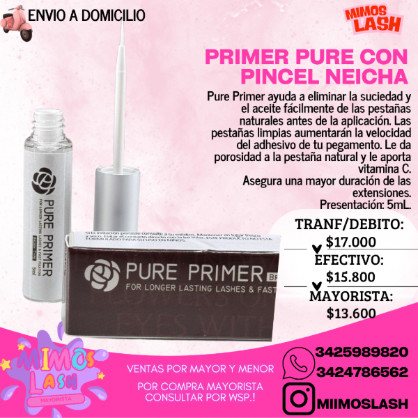 Producto - PURE PRIMER CON PINCEL NEICHA