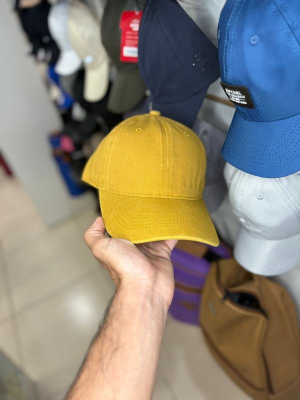 Producto - GORRA LISA VINTAGE MOSTAZA