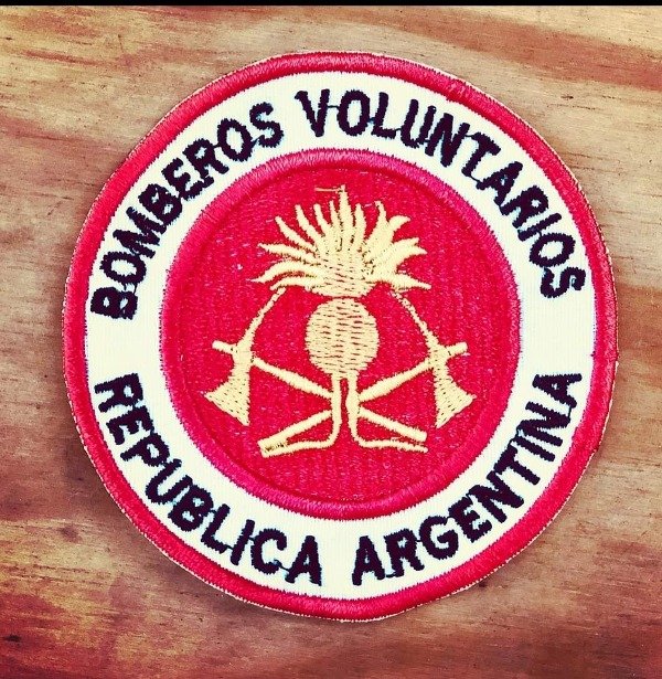 Producto - PARCHE BORDADO BOMBEROS VOLUNTARIOS REPÚBLICA ARGENTINA