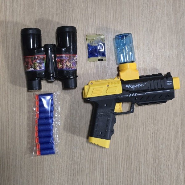 Producto - Pistola de Hidrogel + Binoculares