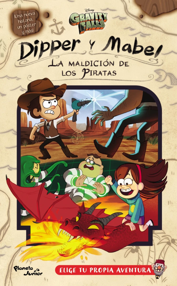 Gravity Falls - Dipper y Mabel: La Maldición de los Piratas