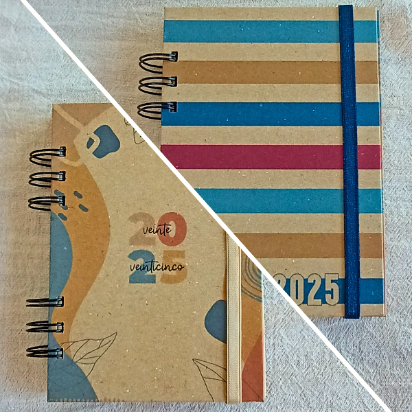 Producto - Agenda A6 - Tapas Kraft Color