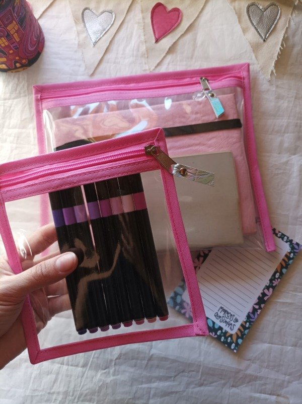 Producto - Combo organizadores cristal ROSA