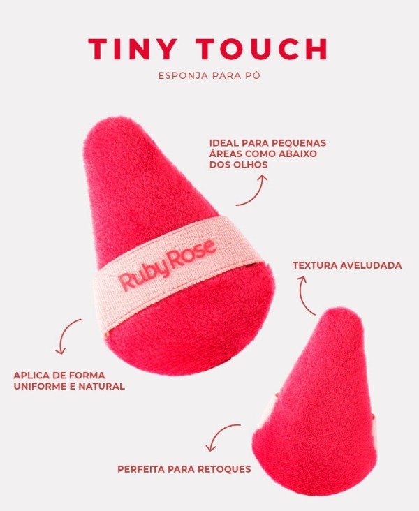 Producto - Esponja Tiny Touch Ruby Rose