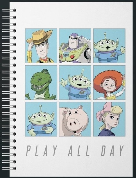 Producto - CUADERNO TOY STORY 15X21CM TAPA DURA ANILLADO