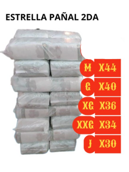 Producto - Estrella Pañal Hiper pack SEGUNDA SELECCIÓN