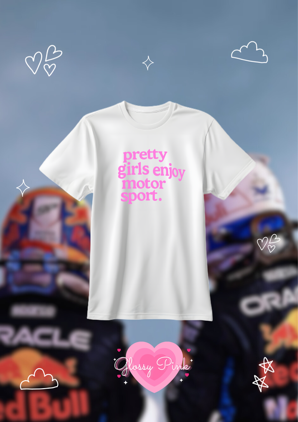 Remera Pretty Girls Enjoy Motor Sport algodón