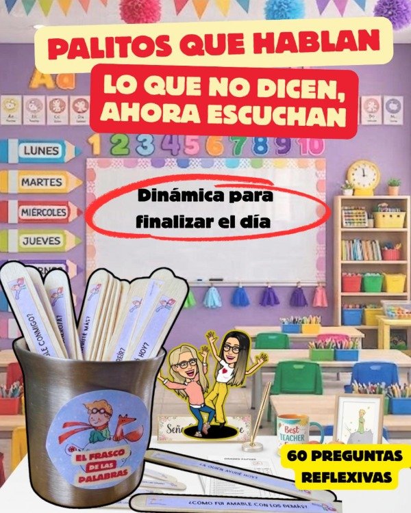 Producto - DINÁMICA. PALITOS QUE HABLAN.LO QUE NO DICEN, AHORA LO CUENTAN